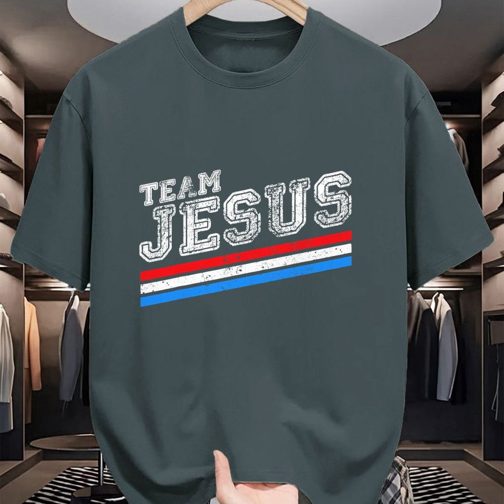 Christian Tee, Christian Faith Unisex T-Shirt/Hoodie/Sweatshirt HLT00 - Christian T-Shirt - Team Jesus - Jesus Shirts T-Shirt