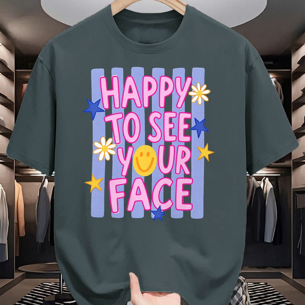 Best Student Shirt, Funny Back To School UnisexT-Shirt/Hoodie/Sweatshirt HLT00 - Happy to See Your face, Back to School T-Shirt