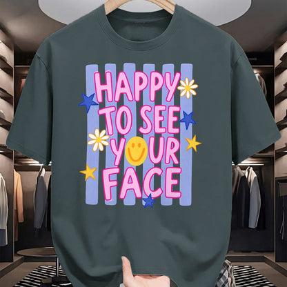 Best Student Shirt, Funny Back To School UnisexT-Shirt/Hoodie/Sweatshirt HLT00 - Happy to See Your face, Back to School T-Shirt