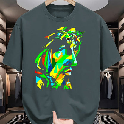 Christian Tee, Christian Faith Unisex T-Shirt/Hoodie/Sweatshirt HLT00 - Jesucristo Pop Art Jesus Christ Face, Catholic Icon Painting T-Shirt