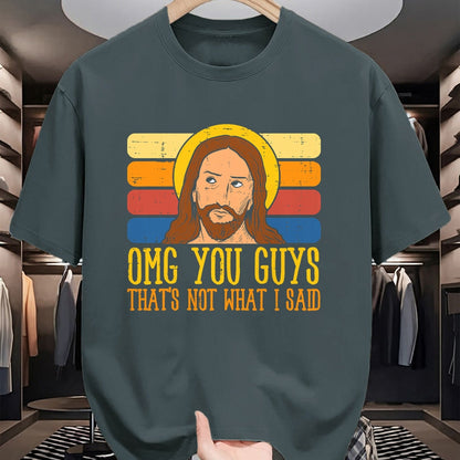 Christian Tee, Christian Faith Unisex T-Shirt/Hoodie/Sweatshirt HLT00 - Jesus Thats Not What Said Religious God Christian Men Women T-Shirt