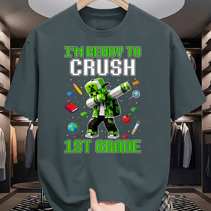 Best Student Shirt, Funny Back To School UnisexT-Shirt/Hoodie/Sweatshirt HLT00 - Back to School 1st Grade Boys Gamer First Day of First Grade T-Shirt