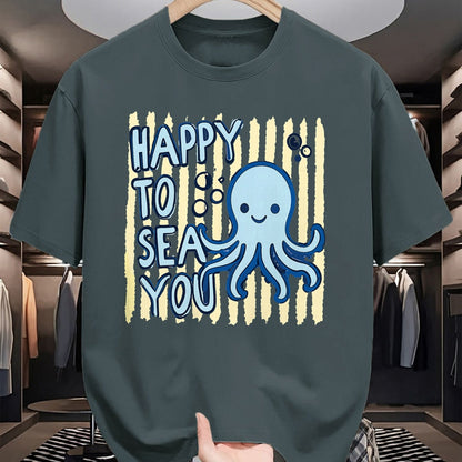 Best Student Shirt, Funny Back To School UnisexT-Shirt/Hoodie/Sweatshirt HLT00 - Happy to Sea You Teacher Sea Animals Back to School T-Shirt