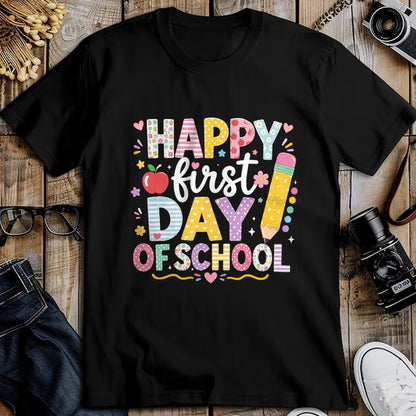 Best Student Shirt, Funny Back To School UnisexT-Shirt/Hoodie/Sweatshirt HLT00 - Happy First Day of School Teacher Student Back to School T-Shirt, Men, Black, 3X-Large