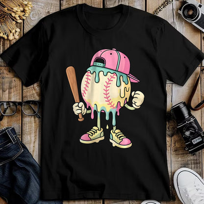 Best Student Shirt, Funny Back To School UnisexT-Shirt/Hoodie/Sweatshirt HLT00 - Cute Baseball Ice Cream Drip Tees for Girls and Boys T Shirts Pastel Sporty Fun