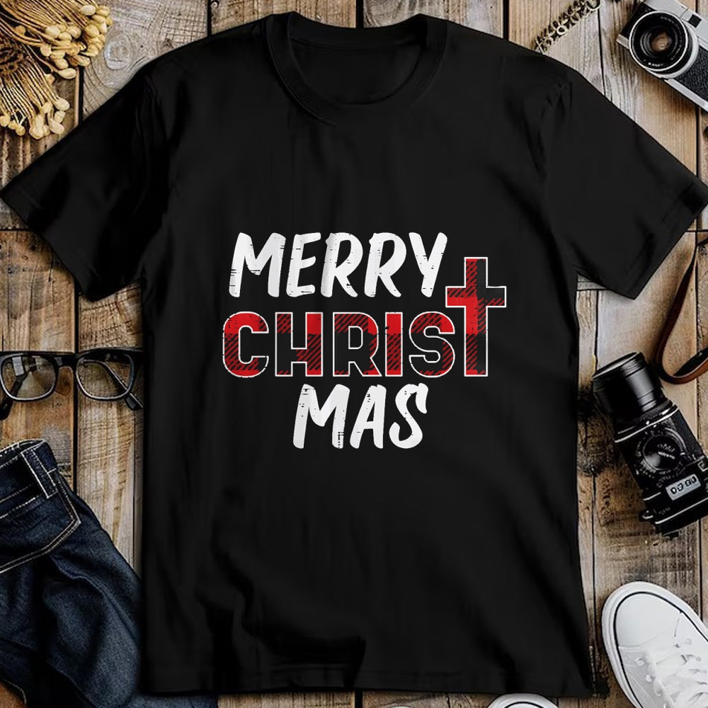 Christian Tee, Christian Faith Unisex T-Shirt/Hoodie/Sweatshirt HLT00 - Merry Christ Mas Christian Jesus Christmas Xmas T-Shirt