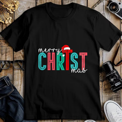 Christian Tee, Christian Faith Unisex T-Shirt/Hoodie/Sweatshirt HLT00 - Merry Christ Mas Christian God Matching Christmas Family Tee T-Shirt