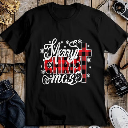 Christian Tee, Christian Faith Unisex T-Shirt/Hoodie/Sweatshirt HLT00 - Merry Christ Mas Christian Jesus Christmas PJs Xmas Pajamas T-Shirt