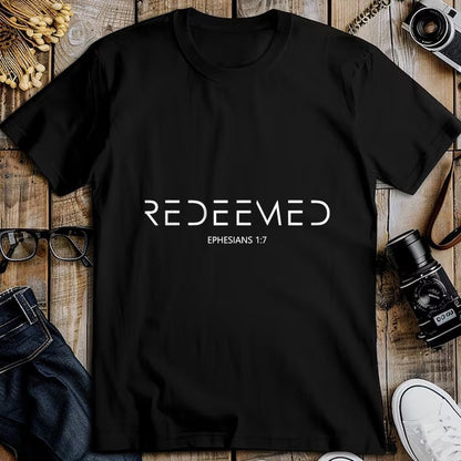 Christian Tee, Christian Faith Unisex T-Shirt/Hoodie/Sweatshirt HLT00 - Ephesians 1 7 Christian Bible Verse Redemption Redeemed T-Shirt