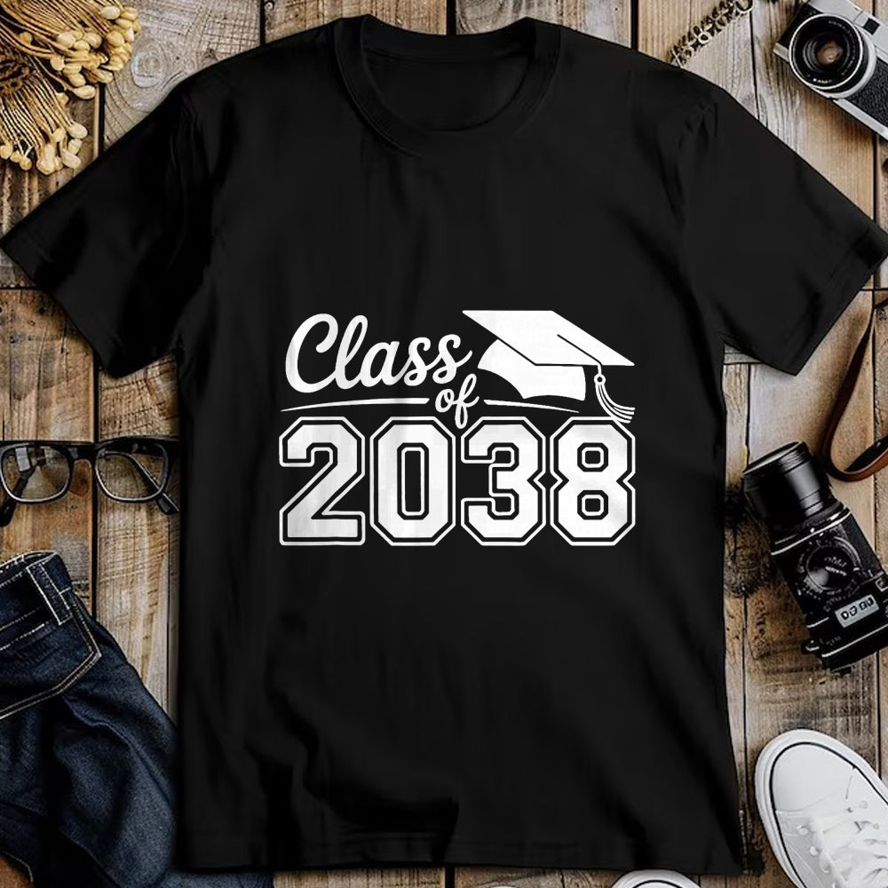Best Student Shirt, Funny Back To School UnisexT-Shirt/Hoodie/Sweatshirt HLT00 - Class of 2038 Grow with me T-Shirt