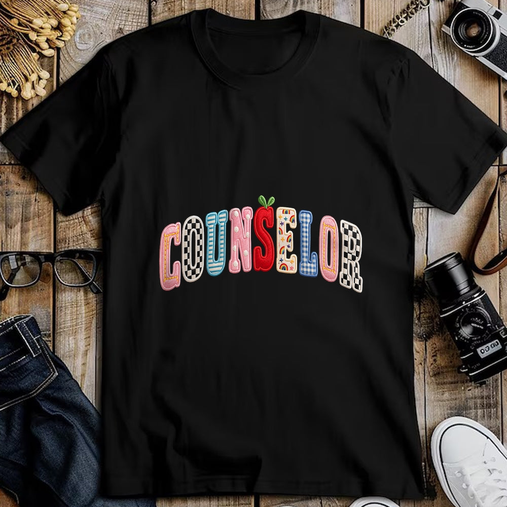 Best Student Shirt, Funny Back To School UnisexT-Shirt/Hoodie/Sweatshirt HLT00 - Counselor Teacher Patchwork Happy First Day Back to School T-Shirt
