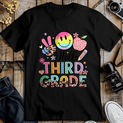 Best Student Shirt, Funny Back To School UnisexT-Shirt/Hoodie/Sweatshirt HLT00 - Hello 3rd Grade Boy Girl Teacher Back to School 3rd Grade T-Shirt