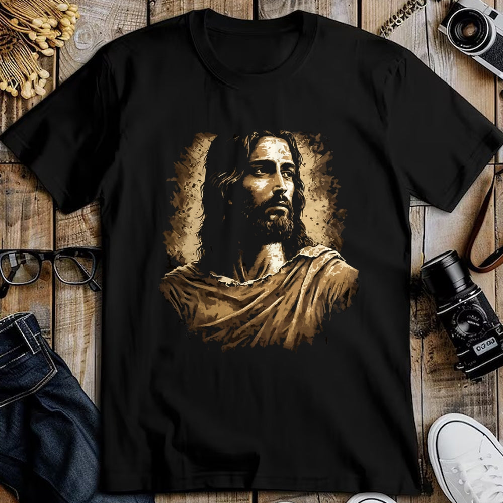 Christian Tee, Christian Faith Unisex T-Shirt/Hoodie/Sweatshirt HLT00 - Jesus Christ Portrait T-Shirt