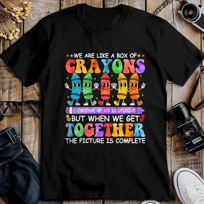 Best Student Shirt, Funny Back To School UnisexT-Shirt/Hoodie/Sweatshirt HLT00 - Funny Teacher We are Like A Box of Crayons Back to School T-Shirt