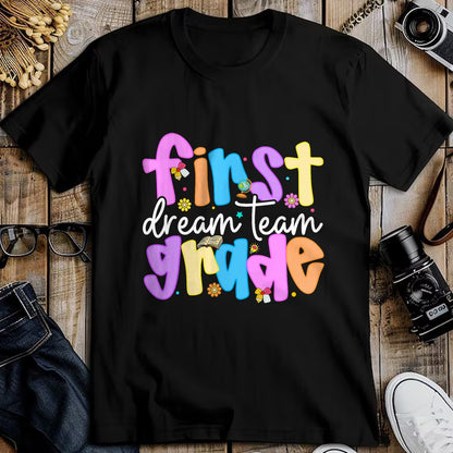 Best Student Shirt, Funny Back To School UnisexT-Shirt/Hoodie/Sweatshirt HLT00 - 1st Grade Dream Team Back to School Teacher Student Kids T-Shirt