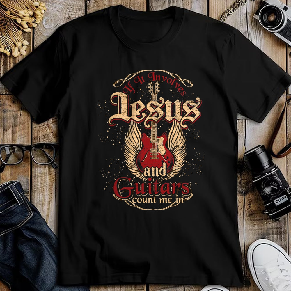Christian Tee, Christian Faith Unisex T-Shirt/Hoodie/Sweatshirt HLT00 - Guitarist Guitar Musician Christian Music Jesus T-Shirt