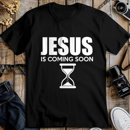 Christian Tee, Christian Faith Unisex T-Shirt/Hoodie/Sweatshirt HLT00 - Jesus Is Coming Soon Countdown til Jesus Christ T-Shirt