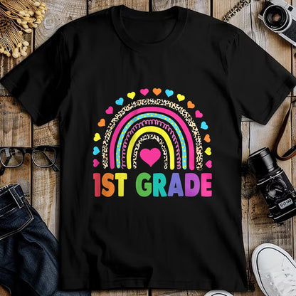 Best Student Shirt, Funny Back To School UnisexT-Shirt/Hoodie/Sweatshirt HLT00 - First Grade Rainbow Girls Boys Teacher Team 1st Grade Squad T-Shirt