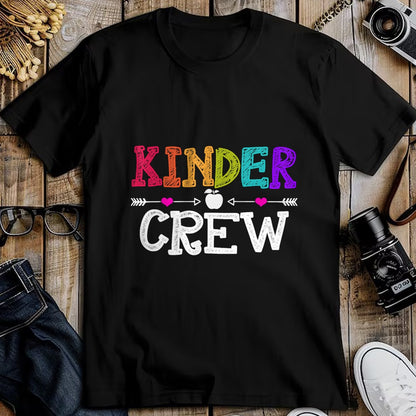 Best Student Shirt, Funny Back To School UnisexT-Shirt/Hoodie/Sweatshirt HLT00 - Kinder Crew Funny Kindergarten Teacher 1st Day of School T-Shirt