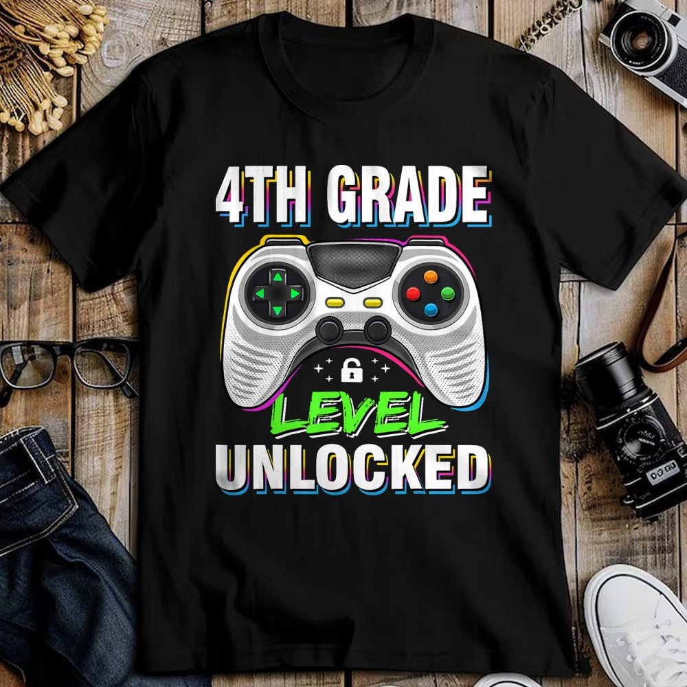 Best Student Shirt, Funny Back To School UnisexT-Shirt/Hoodie/Sweatshirt HLT00 - Boys First Day of 4th Grade Shirt Kids Gaming Back to School T-Shirt