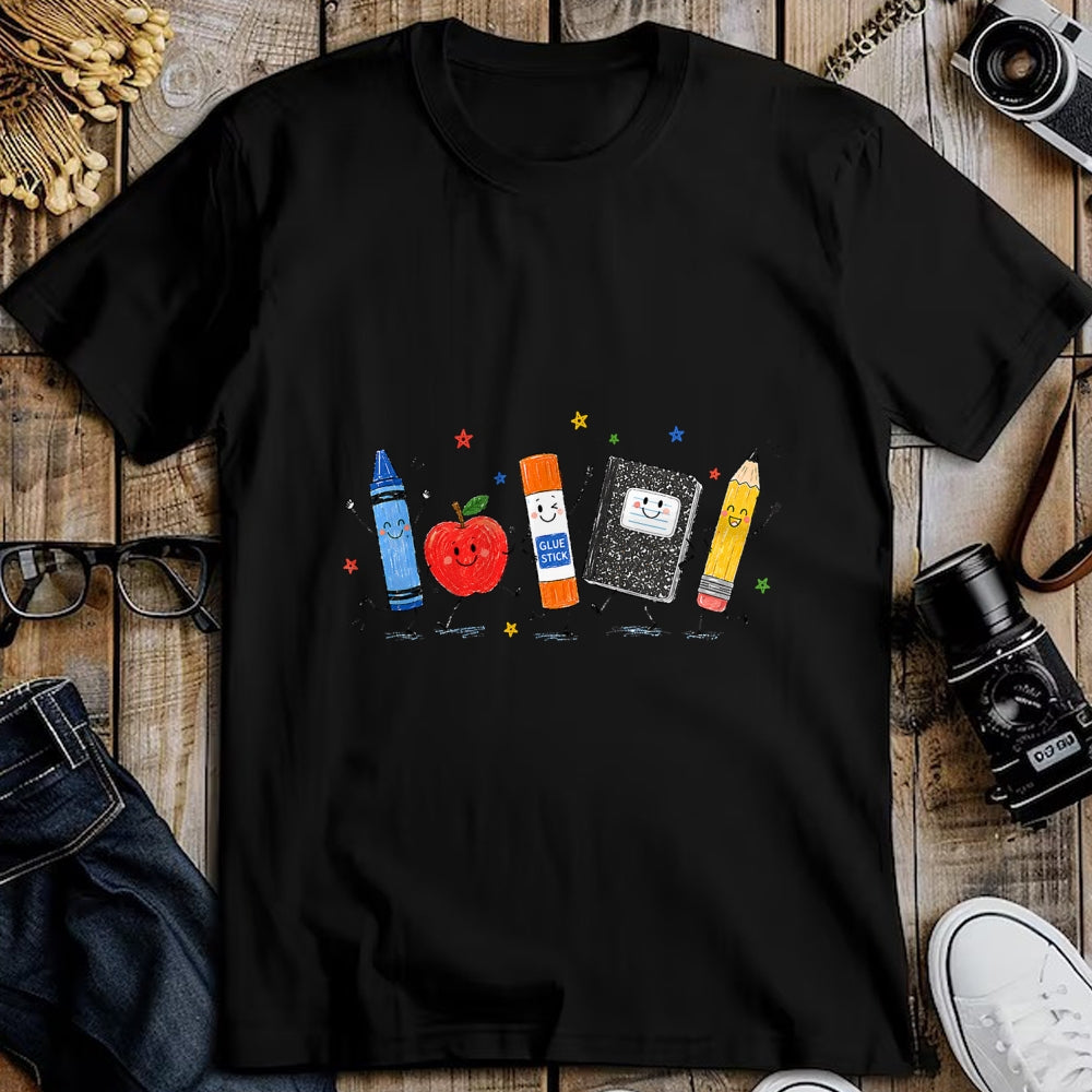 Best Student Shirt, Funny Back To School UnisexT-Shirt/Hoodie/Sweatshirt HLT00 - Cute School Supplies Back to School Teacher Student Doodle T-Shirt