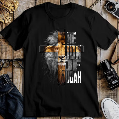 Christian Tee, Christian Faith Unisex T-Shirt/Hoodie/Sweatshirt HLT00 - Christian Religious Jesus The Lion Of Judah Easter Yeshua T-Shirt