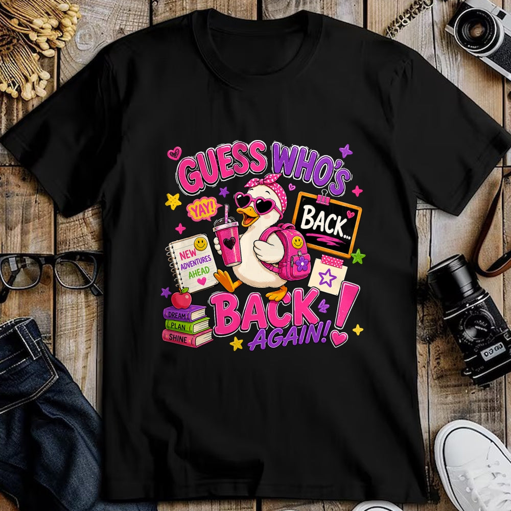 Best Student Shirt, Funny Back To School UnisexT-Shirt/Hoodie/Sweatshirt HLT00 - Guess Who_s Back Again Funny Back to School Teacher T-Shirt