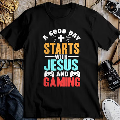Christian Tee, Christian Faith Unisex T-Shirt/Hoodie/Sweatshirt HLT00 - Funny Christian Jesus Gaming Gift for Christian Gamer T-Shirt