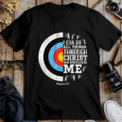 Christian Tee, Christian Faith Unisex T-Shirt/Hoodie/Sweatshirt HLT00 - Christian Archery Gifts Women Teen Girls Men Boys Religious T-Shirt