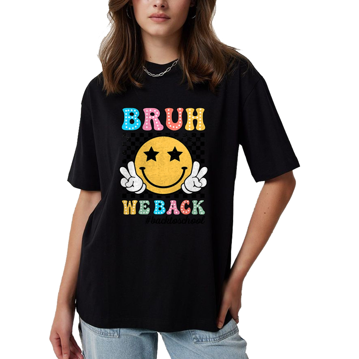 Best Student Shirt, Funny Back To School UnisexT-Shirt/Hoodie/Sweatshirt HLT00 - Bruh We Back Teachers Retro Back to School Boys Girls Kids T-Shirt