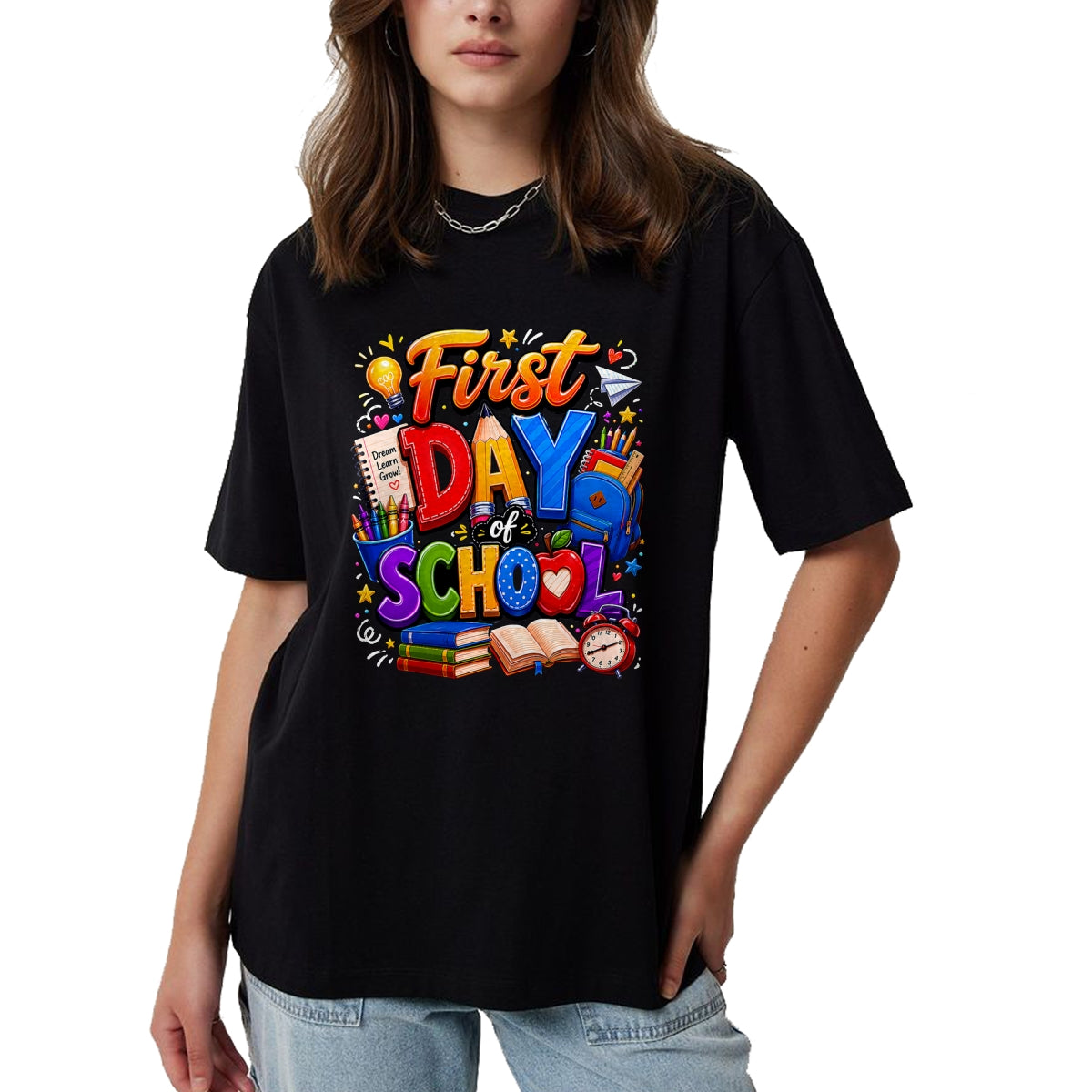 Best Student Shirt, Funny Back To School UnisexT-Shirt/Hoodie/Sweatshirt HLT00 - First Day of School Teacher Back to School Girls Boys T-Shirt