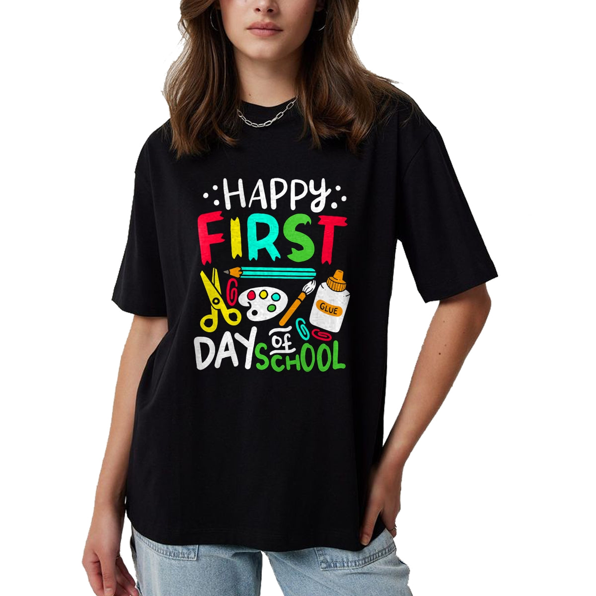 Best Student Shirt, Funny Back To School UnisexT-Shirt/Hoodie/Sweatshirt HLT00 - Happy First Day of School Teacher Back to School Student T-Shirt