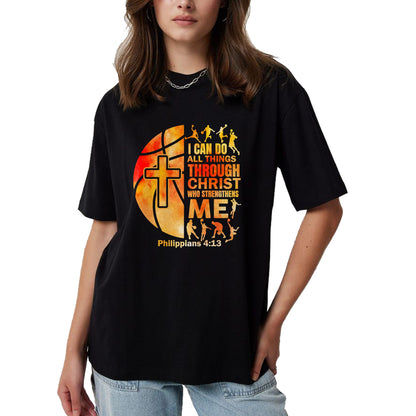 Christian Tee, Christian Faith Unisex T-Shirt/Hoodie/Sweatshirt HLT00 - Christian Basketball Men Youth Boys Religious Bible Verses T-Shirtt (Copy)