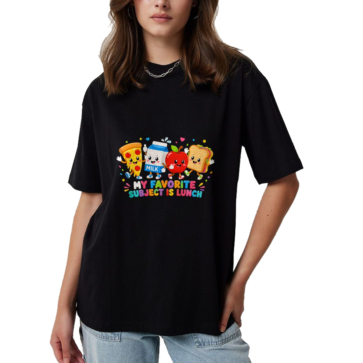 Best Student Shirt, Funny Back To School UnisexT-Shirt/Hoodie/Sweatshirt HLT00 - Back to School Funny My Favorite Subject is Lunch Students T-Shirt