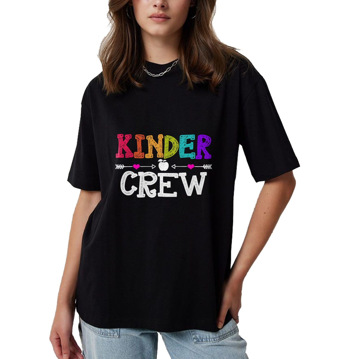 Best Student Shirt, Funny Back To School UnisexT-Shirt/Hoodie/Sweatshirt HLT00 - Kinder Crew Funny Kindergarten Teacher 1st Day of School T-Shirt