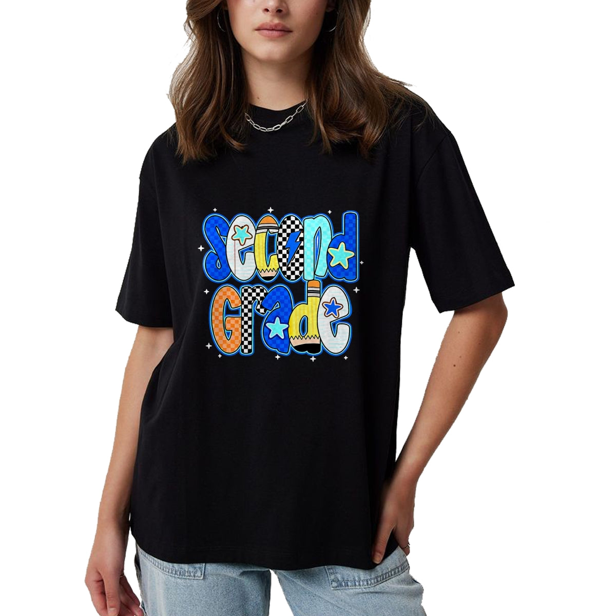 Best Student Shirt, Funny Back To School UnisexT-Shirt/Hoodie/Sweatshirt HLT00 - Back to School Hello Second Grade Team 2nd Grade Boy Girl T-Shirt