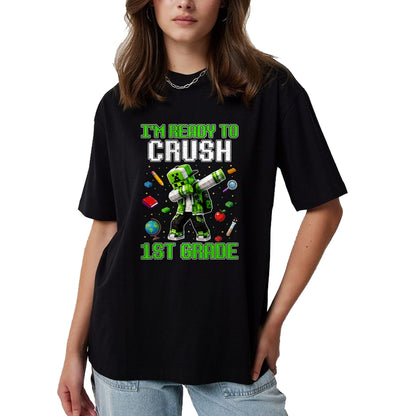 Best Student Shirt, Funny Back To School UnisexT-Shirt/Hoodie/Sweatshirt HLT00 - Back to School 1st Grade Boys Gamer First Day of First Grade T-Shirt