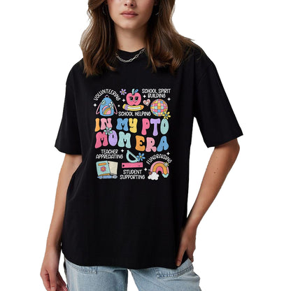 Best Student Shirt, Funny Back To School UnisexT-Shirt/Hoodie/Sweatshirt HLT00 - in My PTO Mom Era Parent Association Organization Groovy T-Shirt