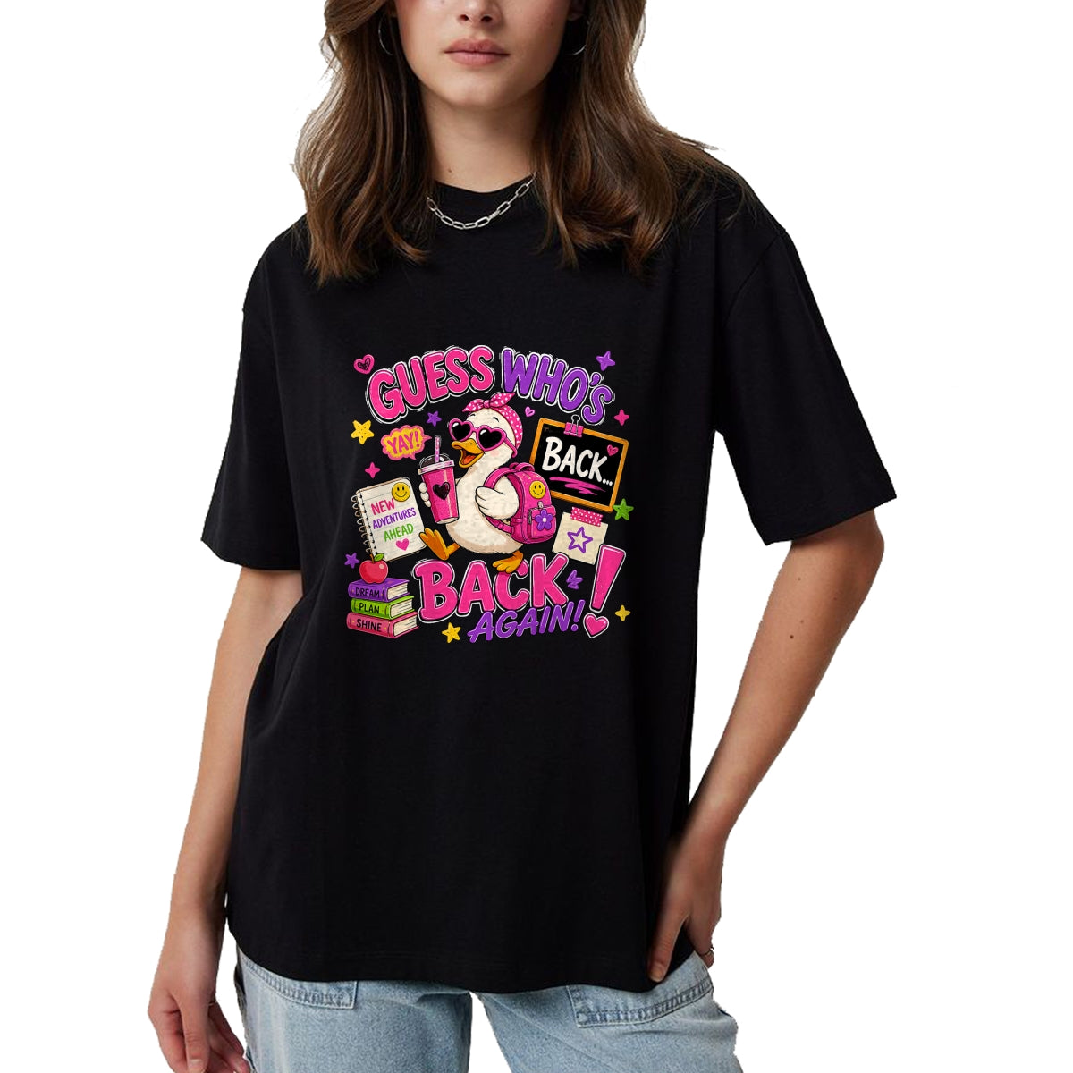 Best Student Shirt, Funny Back To School UnisexT-Shirt/Hoodie/Sweatshirt HLT00 - Guess Who_s Back Again Funny Back to School Teacher T-Shirt