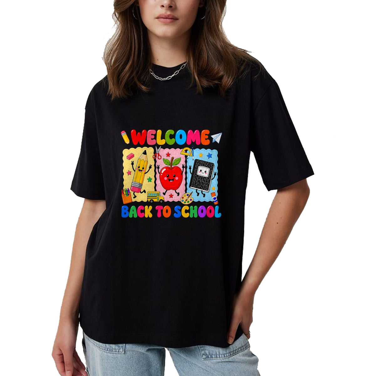 Best Student Shirt, Funny Back To School UnisexT-Shirt/Hoodie/Sweatshirt HLT00 - Back to School Welcome Back to School Pencil Boy Girl Kid T-Shirt