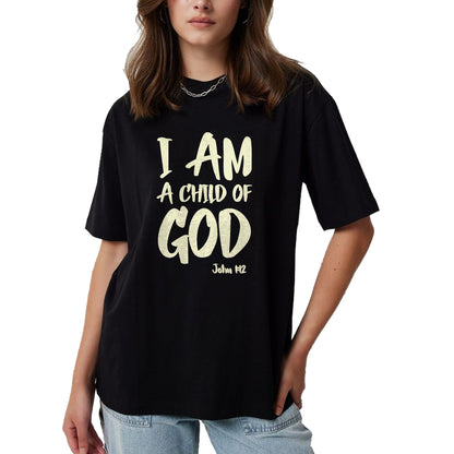 Christian Tee, Christian Faith Unisex T-Shirt/Hoodie/Sweatshirt HLT00 - I am a Child of God John 112 Have Faith in Jesus Christ T-Shirt