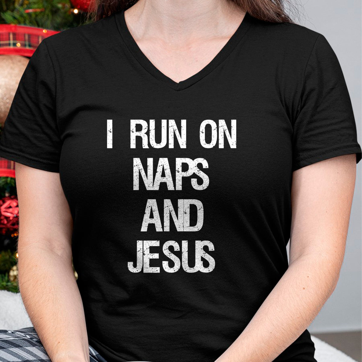 Christian Tee, Christian Faith Unisex T-Shirt/Hoodie/Sweatshirt HLT00 - Funny Run On Nap & Jesus Christ Sayings Christian T-Shirt (1)