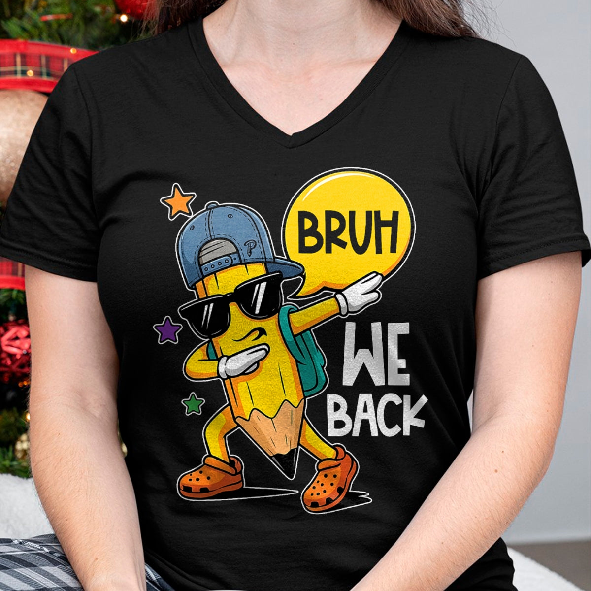 Best Student Shirt, Funny Back To School UnisexT-Shirt/Hoodie/Sweatshirt HLT00 - Bruh We Back First Day of Back to School Kids Boys Girls T-Shirt