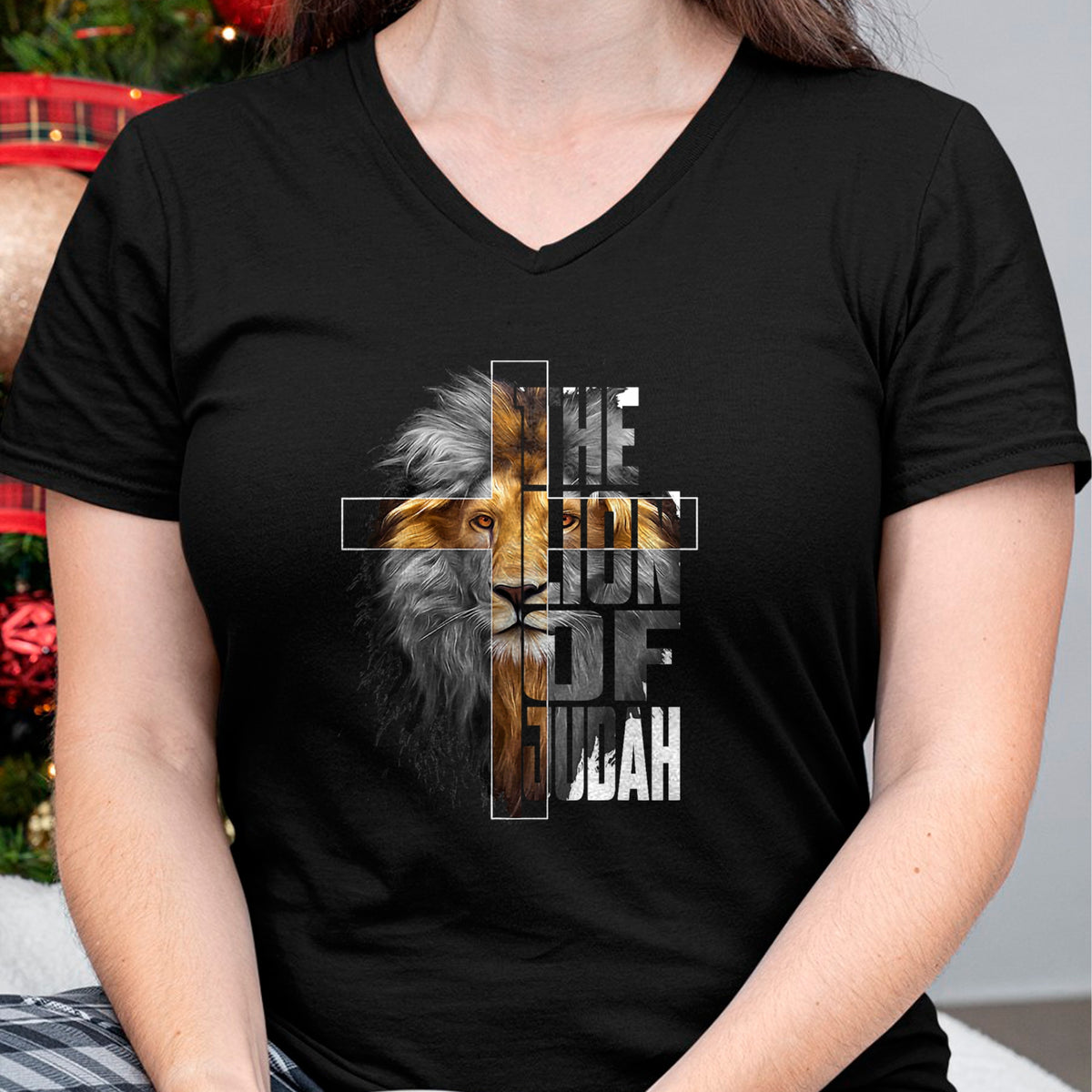 Christian Tee, Christian Faith Unisex T-Shirt/Hoodie/Sweatshirt HLT00 - Christian Religious Jesus The Lion Of Judah Easter Yeshua T-Shirt