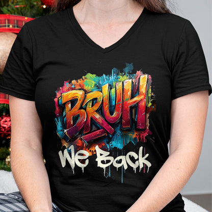 Best Student Shirt, Funny Back To School UnisexT-Shirt/Hoodie/Sweatshirt HLT00 - Bruh We Back to School First Day of Boys Kids Girls Teens T-Shirt, Men, Black, 3X-Large