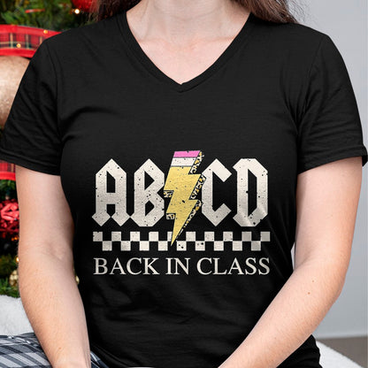 Best Student Shirt, Funny Back To School UnisexT-Shirt/Hoodie/Sweatshirt HLT00 - Boys Girls Teachers Rock Back to School ABCD Back in Class T-Shirt, Men, Black, 3X-Large