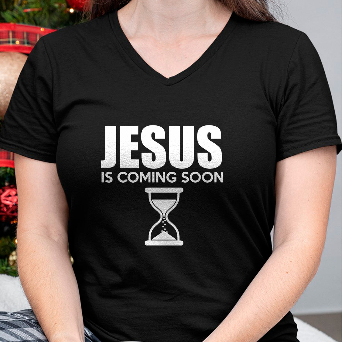 Christian Tee, Christian Faith Unisex T-Shirt/Hoodie/Sweatshirt HLT00 - Jesus Is Coming Soon Countdown til Jesus Christ T-Shirt