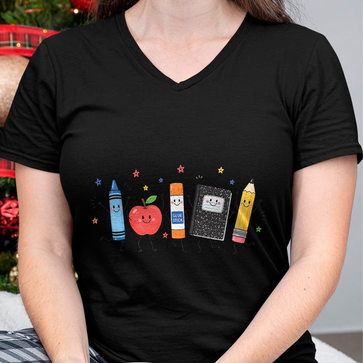 Best Student Shirt, Funny Back To School UnisexT-Shirt/Hoodie/Sweatshirt HLT00 - Funny Teacher Back to School Crayon Apple Pencil Notebook T-Shirt