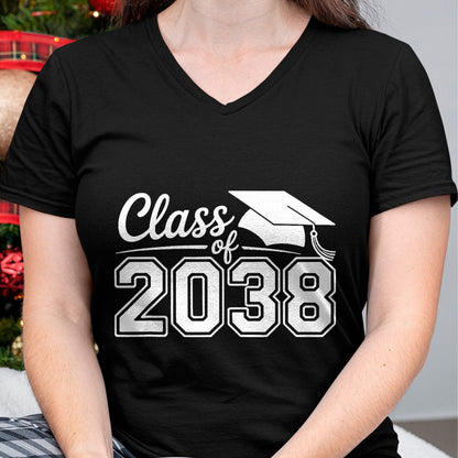 Best Student Shirt, Funny Back To School UnisexT-Shirt/Hoodie/Sweatshirt HLT00 - Class of 2038 Grow with me T-Shirt