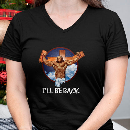 Christian Tee, Christian Faith Unisex T-Shirt/Hoodie/Sweatshirt HLT00 - I_ll Be Back T Shirt_ Jesus T Shirt_ Christian T Shirt T-Shirt
